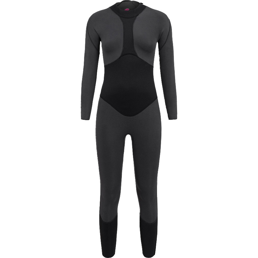 2026 Orca Womens Vitalis Breast Stroke Back Zip Open Water Swim Wetsuit NN6B4801 - Black